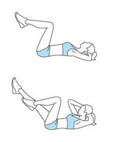 Bicycle 15 minute workout for your abs