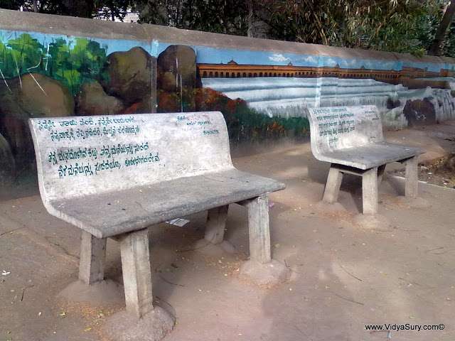 my doorstep - benches to sit on