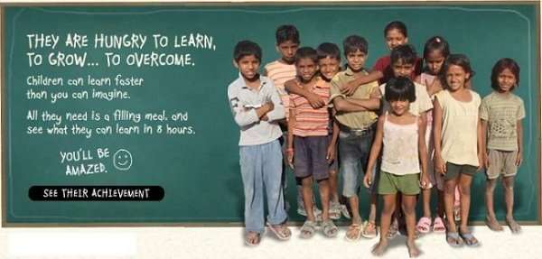feed a child vidya sury