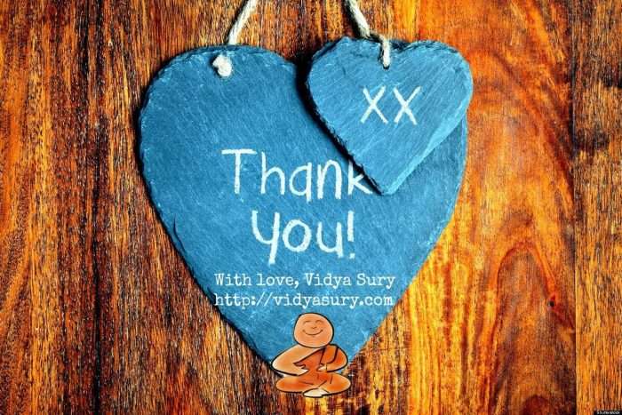 gratitude vidya sury