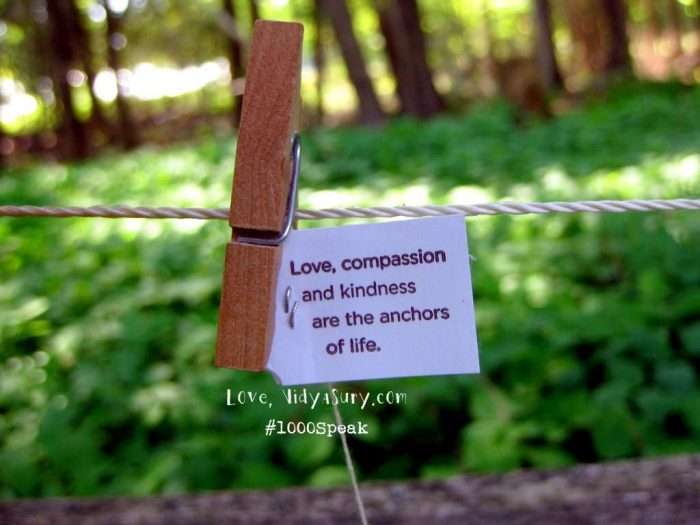 1000Speak Compassion Vidya Sury
