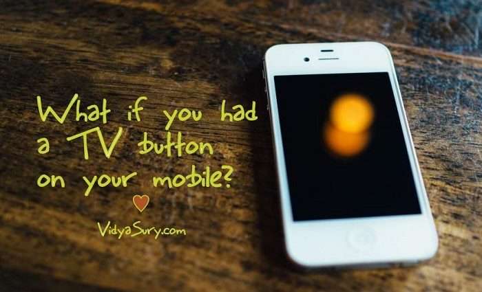 What if you had a TV button on your mobile? #nexGTv