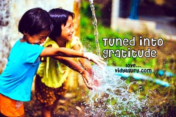 Tuned into Gratitude Vidya Sury