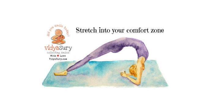 Exercise Stretch into your comfort zone #AtoZChallenge