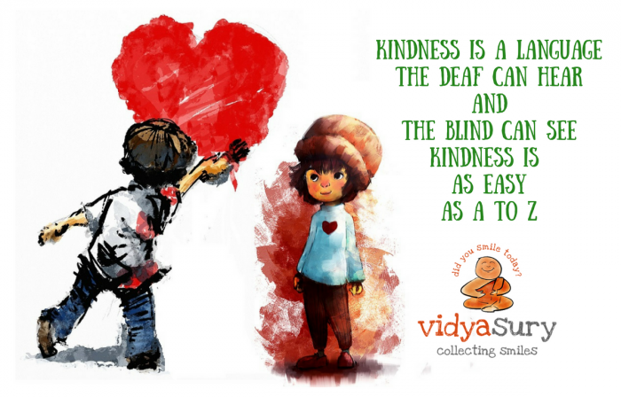 Kindness is as easy as A to Z #WorldKindnessDay #Kindness