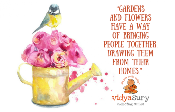 “Gardens and flowers have a way of bringing people together, drawing them from their homes.” 4 tips to give your garden a quick makeover #gardening #tips