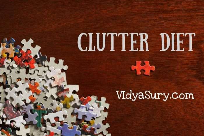 Clutter Diet #AtoZChallenge #declutter