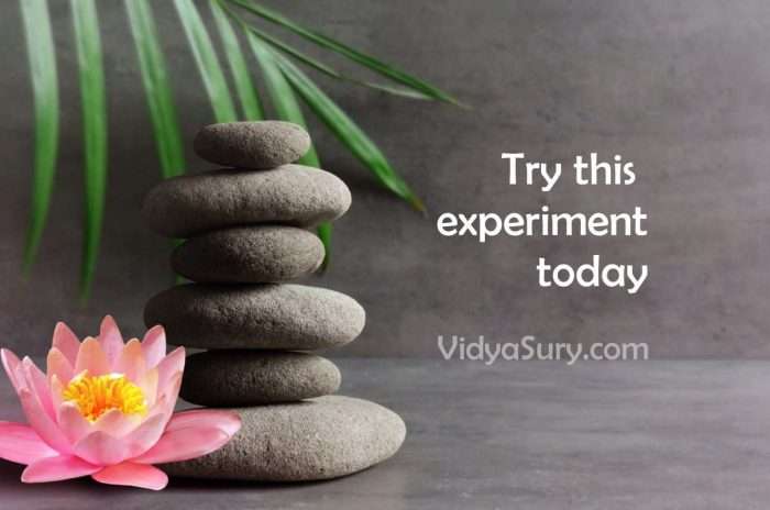 Try this experiment today