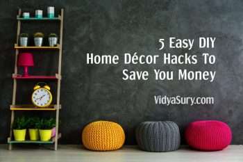 5 Easy DIY Home Décor Hacks To Save You Money #homedecor #diy #savemoney