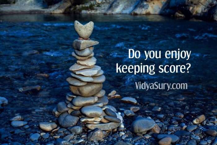 Do you enjoy keeping score #wednesdaywisdom