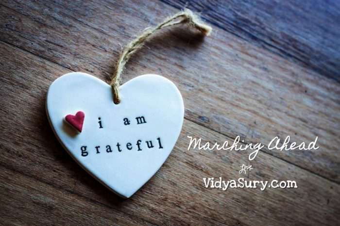 Marching Ahead Gratefully - March 2019 Gratitude Circle blog hop