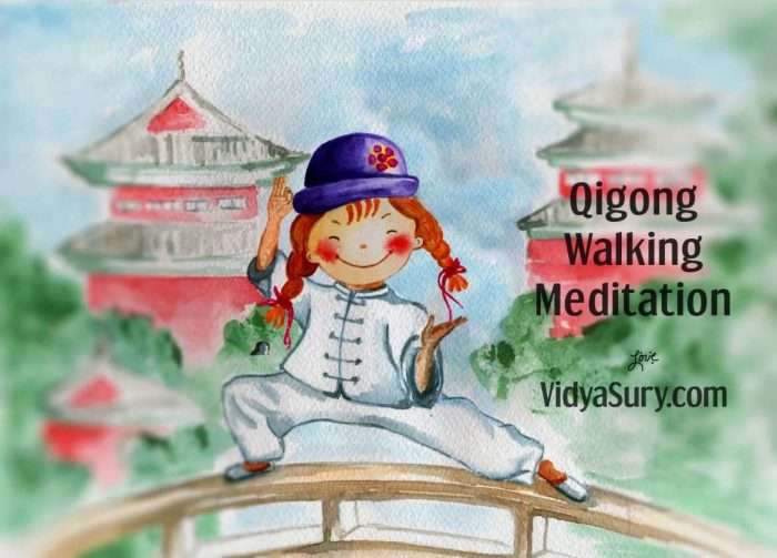 Qigong walking meditation for kids and grownups