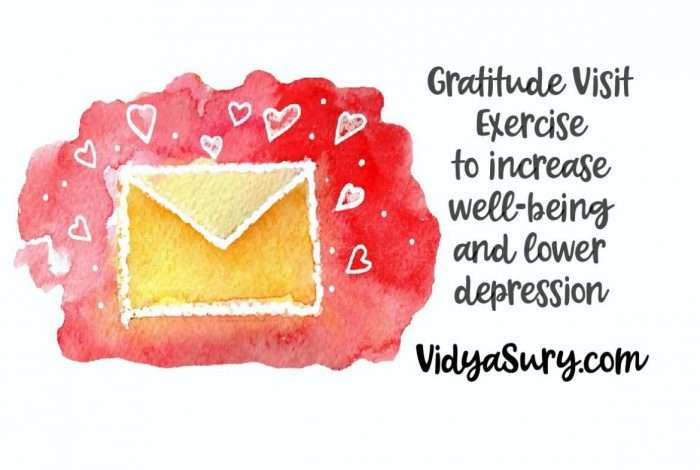 The gratitude visit exercise will help you increase well-being and lower depression