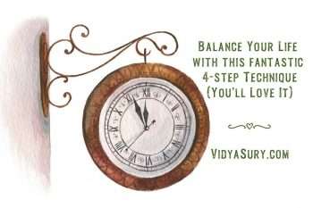 Balance your life with this 4 step technique today
