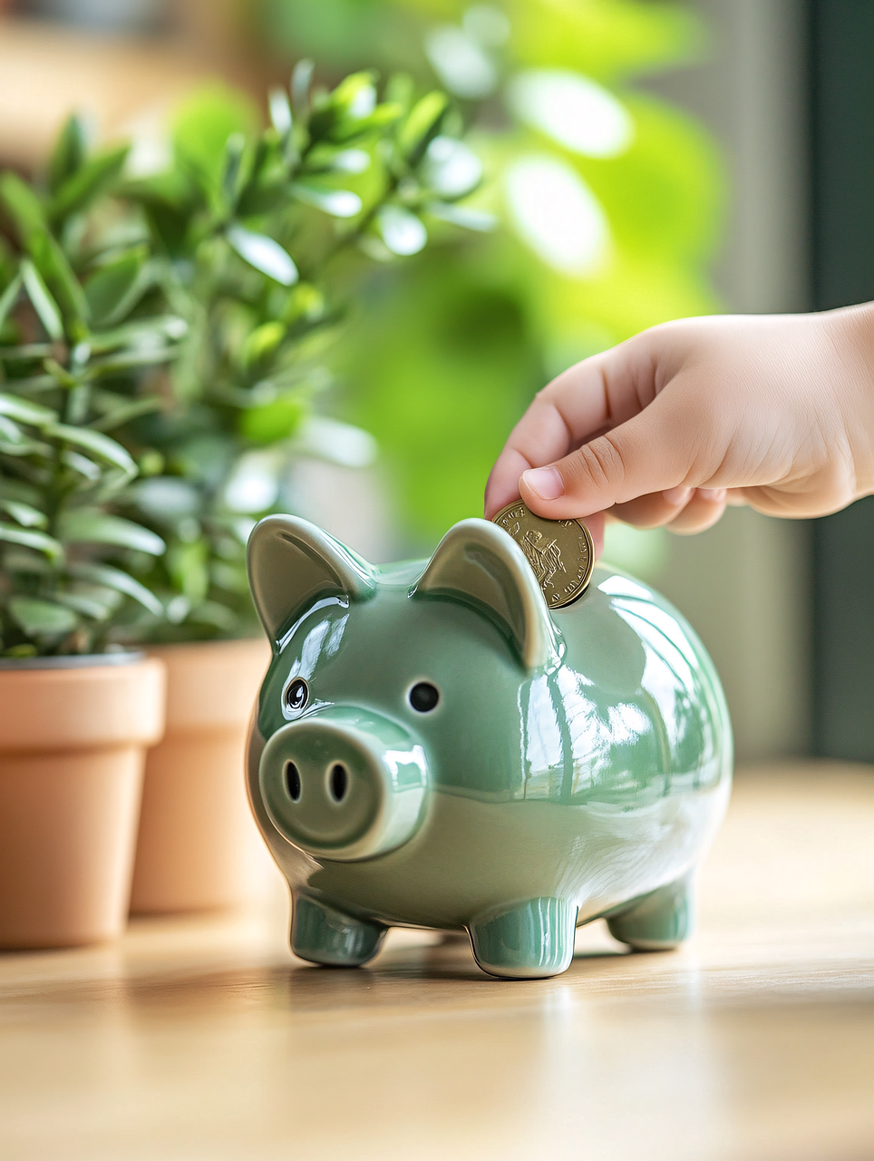 Financial Stability piggy, bank, coin, savings, money, finance, hand, budgeting, financial, cash, wealth, planning, investment, fund, economy, deposit, thrift, budget, banking, ai generated