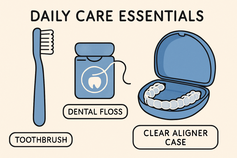 How to Maintain Oral Hygiene While Wearing Clear Aligners 8 Tips