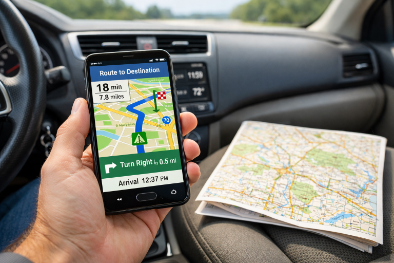 How Digital Maps and Navigation Apps Shape Modern Travel