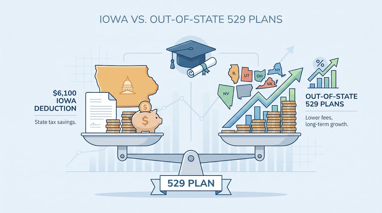 6 Best Out-of-State 529 Plans for Iowa Residents 