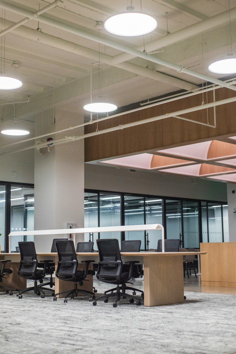 How Electrical Floor Boxes Support Technology-Heavy Commercial Spaces black and brown chairs and tables