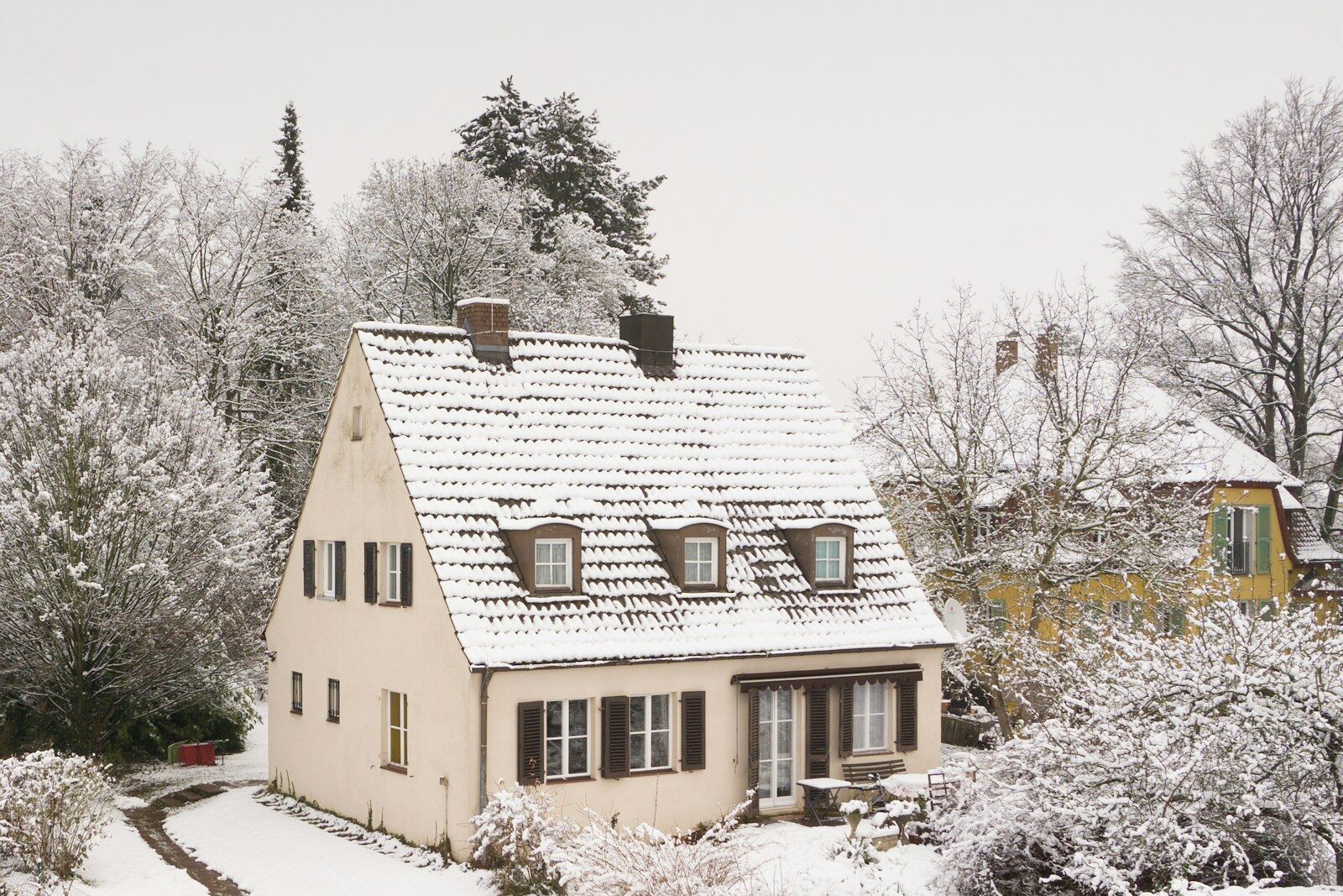 Frozen Main Lines: Winter Prevention Guide for Salt Lake City Property Managers Booking a Drain Cleaning Service in Salt Lake City, UT a house covered in snow next to trees
